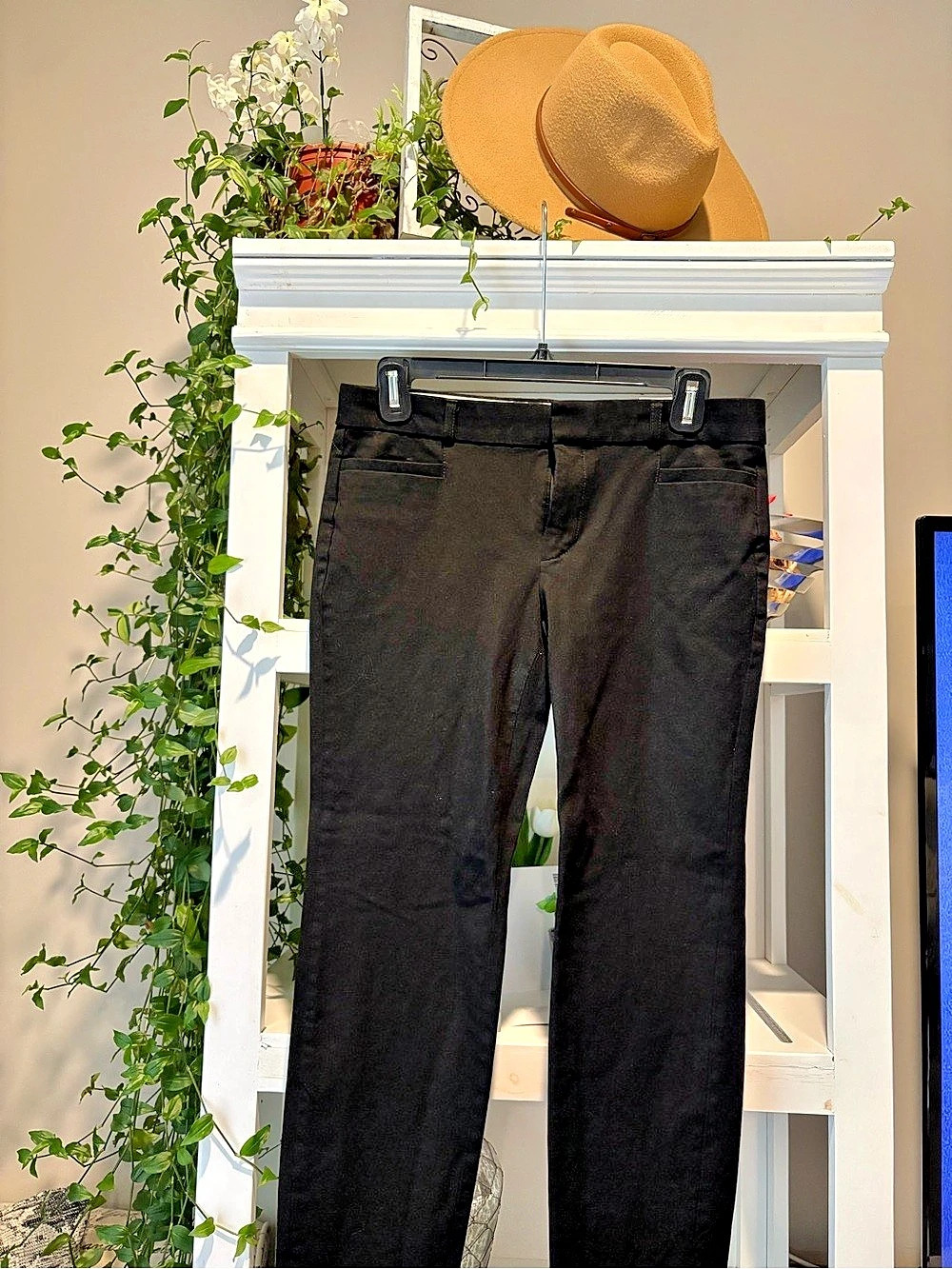 Black Straight Leg Pants